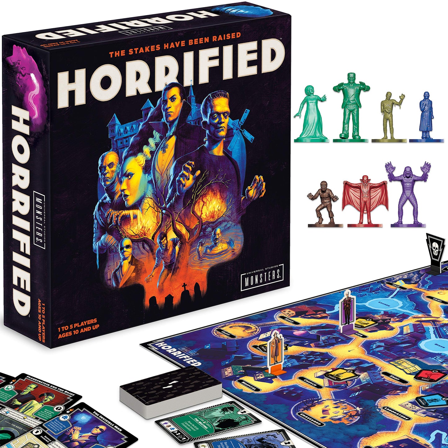Ravensburger Horrified: Universal Monsters Immersive Strategy Board Game For Kids & Adults Age 10 Years Up - 1 To 5 Players