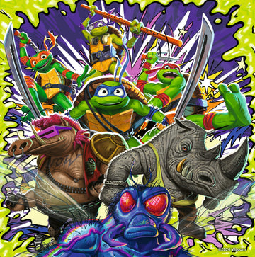 Ravensburger - Teenage Mutant Ninja Turtles Puzzle, Children'S Puzzle, 3 Puzzles Of 49 Pieces, Puzzle For Children +5 Years, Puz