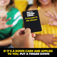 PUT A FINGER DOWN Adult Card Game - 400 Cards, Icebreaker for 2+ Players, Fun Party Game, Model HCGPAFD01