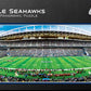 Masterpieces 1000 Piece Sports Jigsaw Puzzle - Nfl Seattle Seahawks Center View Panoramic - 13'X39'