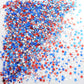 Red Blue White Twinkle Stars Table Confetti 4th of July Independence National Day American Theme Presidents Birthday Patriotic P