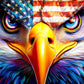 Springbok American Eagle 1000 Piece Jigsaw Puzzle - Challenge Yourself with This Striking Patriotic Image of an Iconic American Eagle