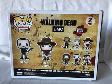 Funko The Walking Dead Pop Vinyl Figure 2 Pack - Negan & Carl Grimes - Multicolor - Model 21534 - Plastic