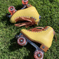 Moxi Beach Bunny Roller Skates - Fashionable Womens Roller Skates | Strawberry Lemonade | Size 5
