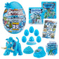 Smashers Dino Ice Age Mammoth Series 3 By Zuru Surprise Egg With Over 25 Surprises! - Slime, Dinosaur Toy, Collectibles, Toys For Boys And Kids, Blue