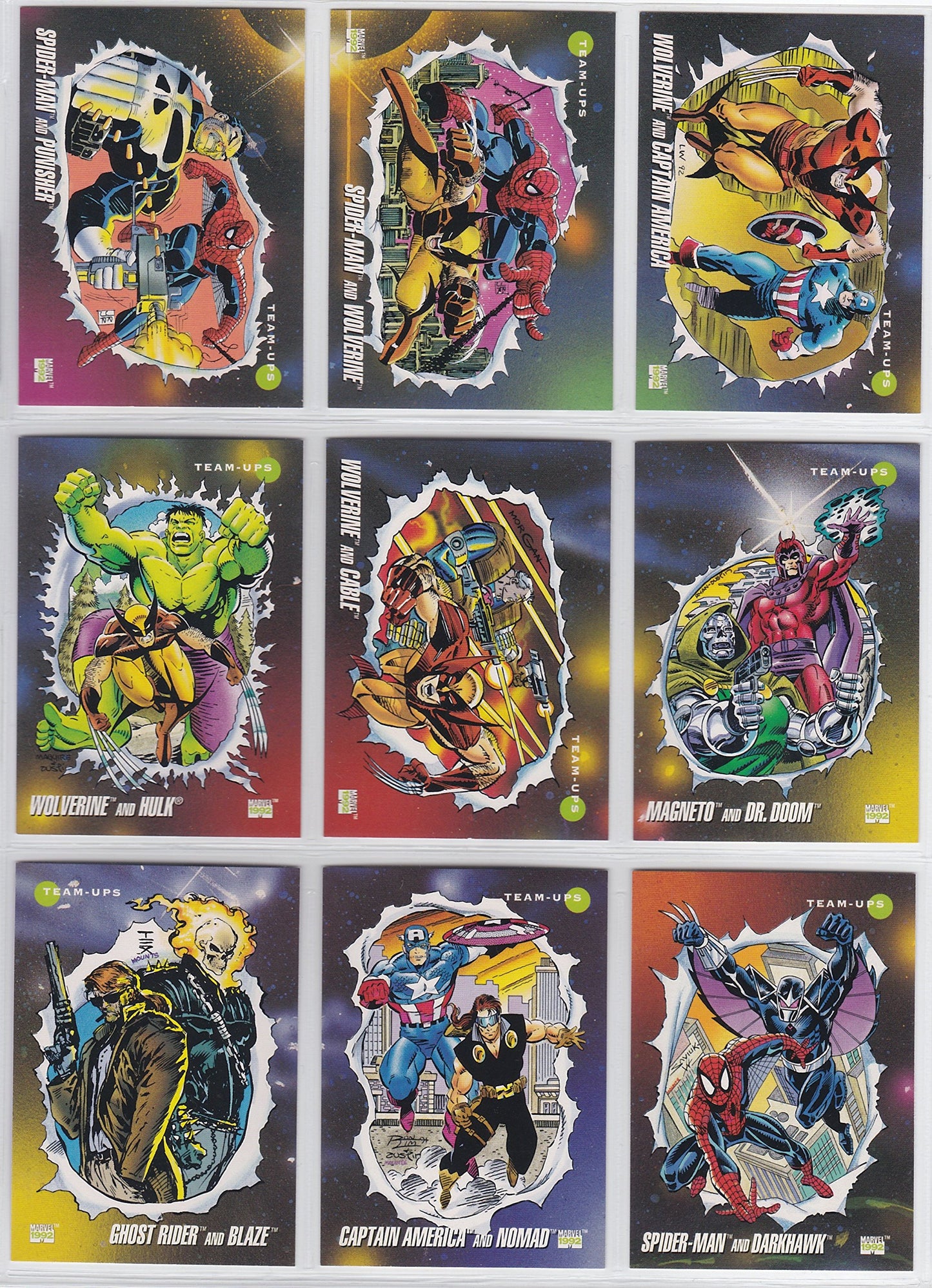 1992 Marvel Universe Series Iii Base Set Of 200 Cards Nm/M Spider-Man, X-Men