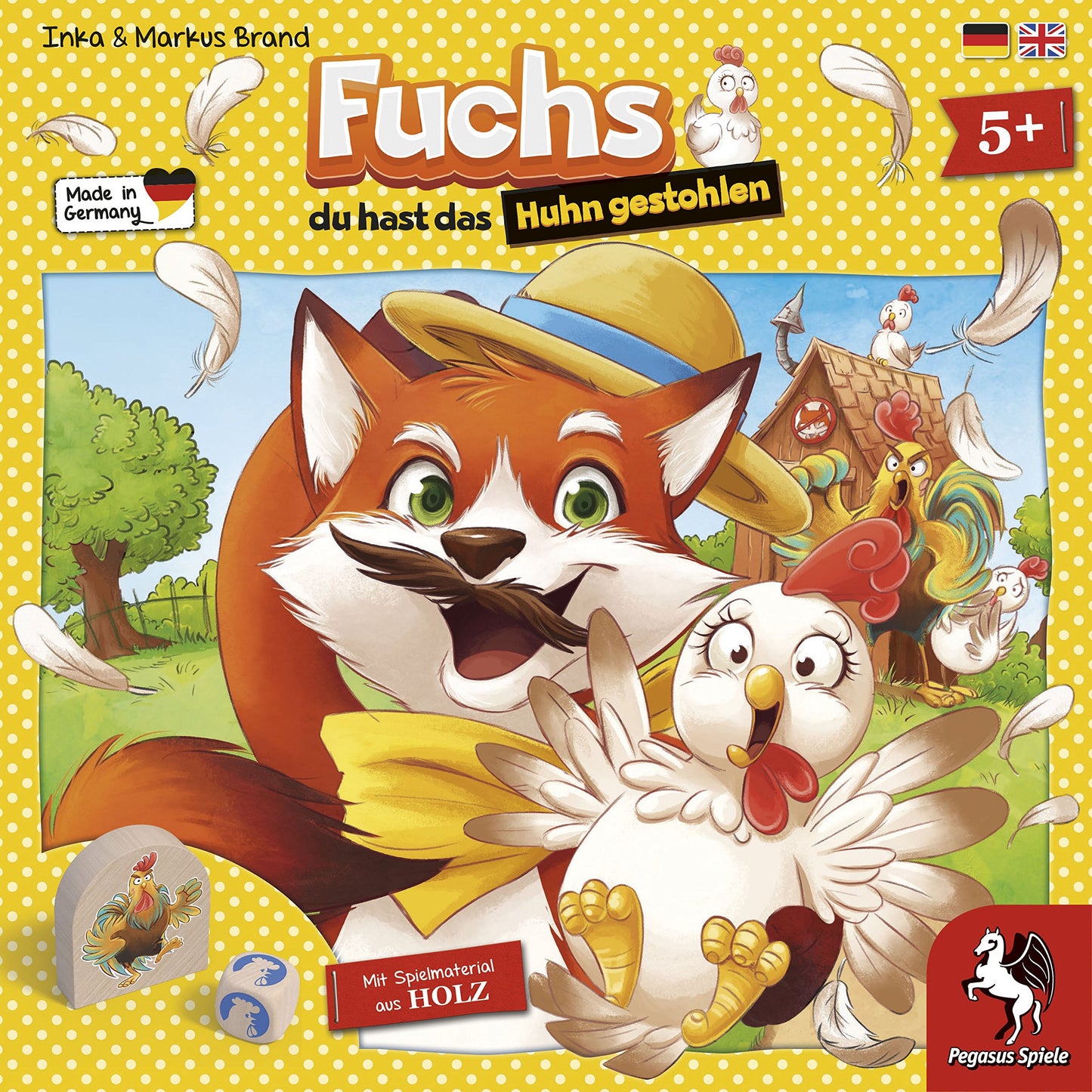 Pegasus Spiele 66015G Fuchs Du Hast Das Huhn Gestohlen Board Game