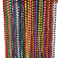 Dondor Enterprises Festive Metallic Beaded Necklaces (72 Pack, MULTICOLORED)