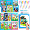 6pcs Return Gifts birthday party for kids  Reusable Magic book for kids  Quick dry  Coloring drawing book  Magic water book 