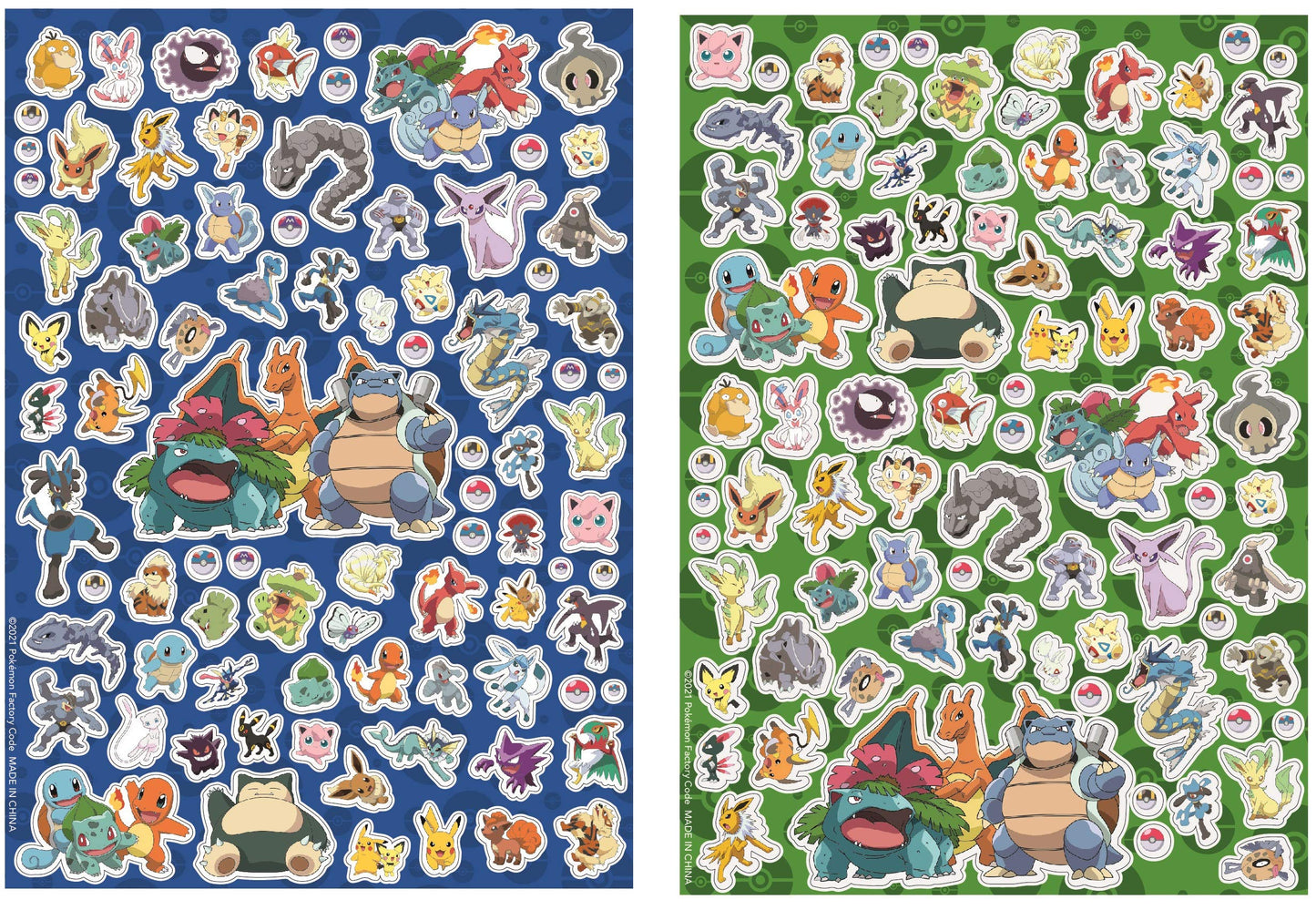 Innovative Designs Pokemon Kids Coloring Art Set with Stickers and Stampers