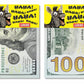 Larkmo The Pranking Zebra Funny $100 Gag, Realistic One Hundred Dollar Bill Joke Office Prank For Men, Women & Children, Great Practical Joke, Kit Of 50 Pieces