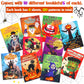 Geefuun 60Pcs Halloween Coloring Books Bulk For Kids - Hallowmas Trick Or Treat Goodie Bags Fillers Stuffer Gifts Party Favors Supplies