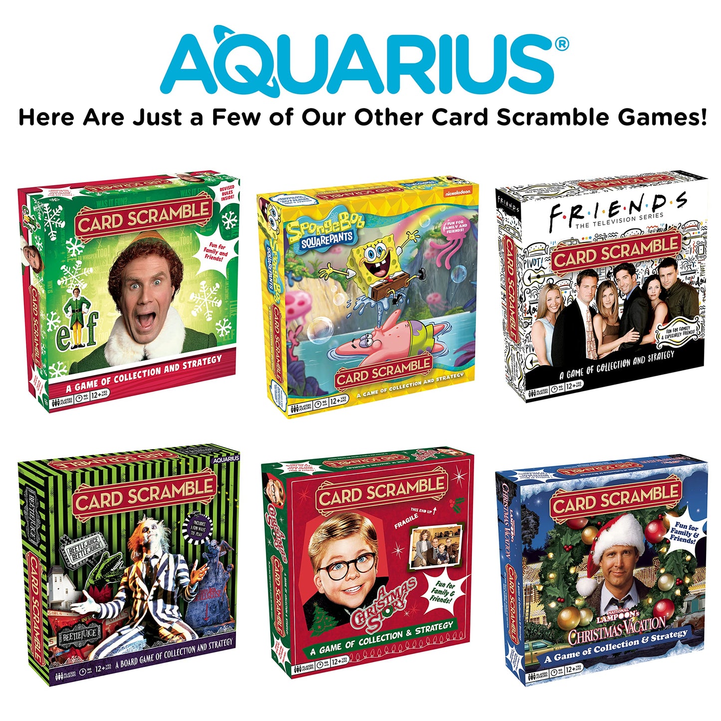 Aquarius Schitt'S Creek Card Scramble Board Game - Fun Family Party Game For Kids, Teens & Adults - Entertaining Game Night Gift