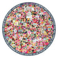 Eeboo: Piece And Love Women March! 500 Piece Round Circle Jigsaw Puzzle, Puzzle For Adults And Families, Glossy, Sturdy Pieces And Minimal Puzzle Dust