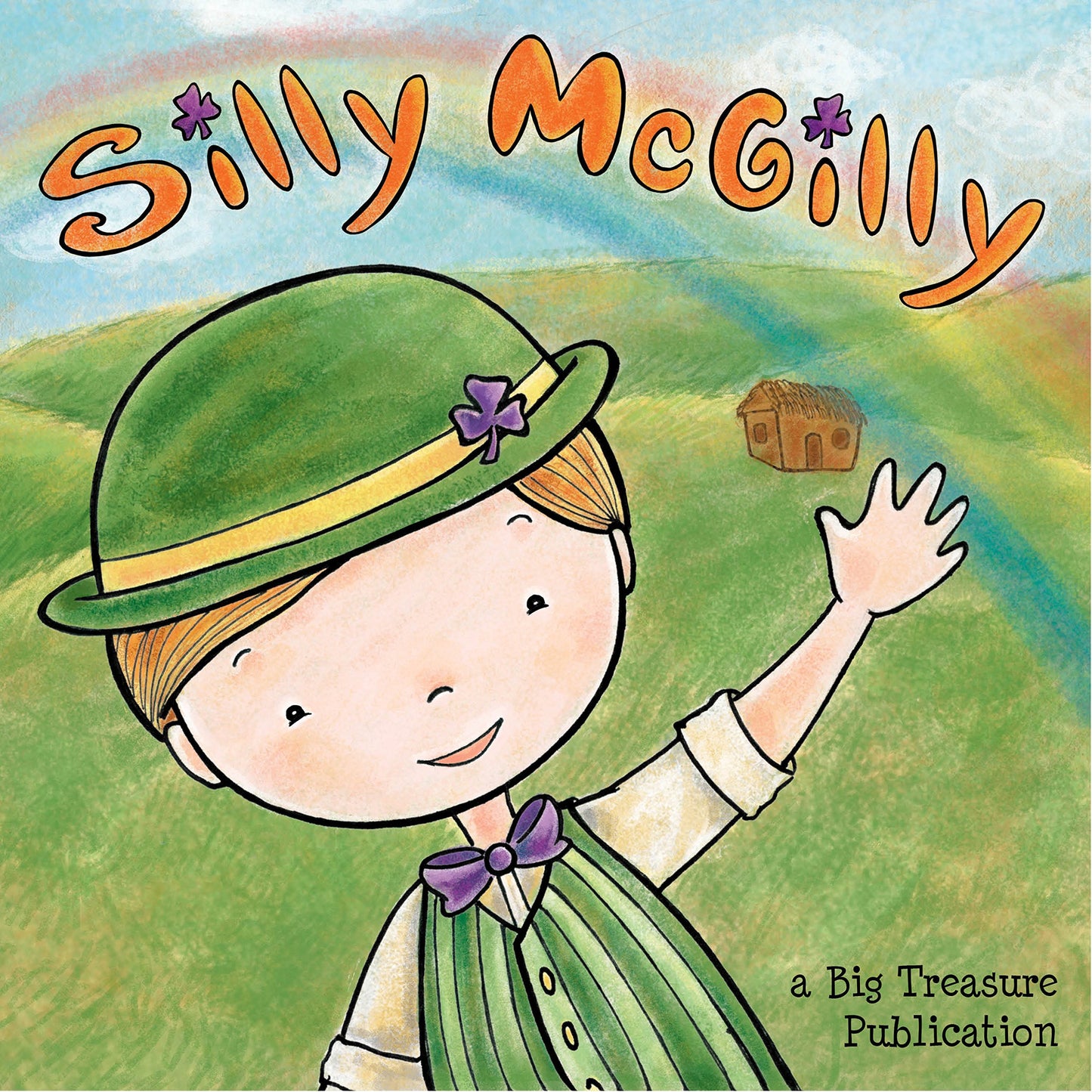 Silly McGilly St. Patrick's Day Plush Children's Book - Fun Leprechaun Tricks & Family Toy