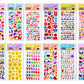 Giraffe Manufacturing 3D Puffy Stickers for Kids - Bulk Pack Toddler Stickers: Cars, Animals & More - Kids Stickers Perfect for