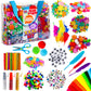 Blue Squid Craft Supplies for Kids - 2000+pcs in This XXXL Arts and Crafts Kit - This Huge Art Supply Box & Craft Set is Perfect
