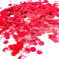 Red Foil Metallic Round Table Confetti Decor Circle Dots Mylar Table Scatter Confetti Wedding Bachelorette Valentines Mothers Da
