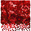Sparkle Red Foil Metallic Round Table Confetti Decor Circle Dots Mylar Table Scatter Confetti Wedding Bachelorette Valentines Mo