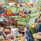 Ceaco - Paws Gone Wild - Kitty Chaos - 500 Piece Jigsaw Puzzle