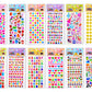 Giraffe Manufacturing 3D Puffy Stickers for Kids - Bulk Pack Toddler Stickers: Cars, Animals & More - Kids Stickers Perfect for