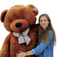 Joyfay Giant Teddy Bear 78" Soft Plush Toy - Dark Brown Valentine’s Gift