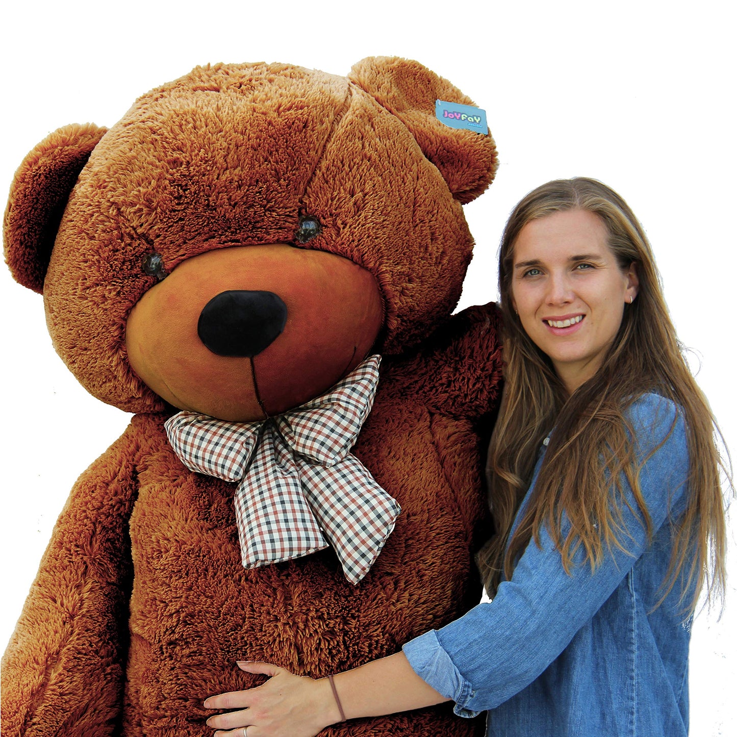 Joyfay Giant Teddy Bear 78" Soft Plush Toy - Dark Brown Valentine’s Gift