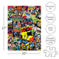 Aquarius Dc Comics Puzzle Batman Collage (1000 Piece Jigsaw Puzzle) - Officially Licensed Dc Comics Merchandise & Collectibles -
