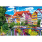 KODAK PREMIUM PUZZLES 1500 Piece Jigsaw Puzzle - Floral Colorful Town, Tubingen Germany, Multi-colored, Cardboard