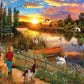 Ceaco - David Maclean - River Sunset - 1000 Oversized Piece Jigsaw Puzzle