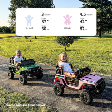 Outfunny 24V Ride-On Truck, Kids Electric Car With Remote Control, 4 Wheels Suspension, Safety Belt, Lights & Music, Ride-On Toy