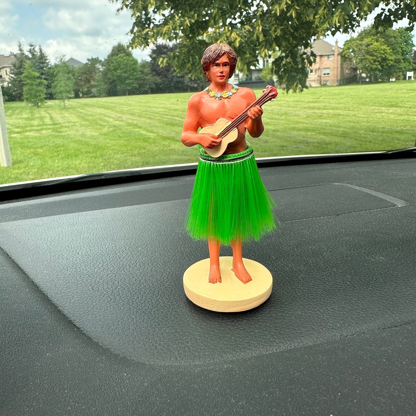 Franchise Figurine Co Dashboard Hula Doll Bobblehead | Car Accessories | Hula Girl | Hula Man | Pug | Pembroke Welsh Corgi | Bos