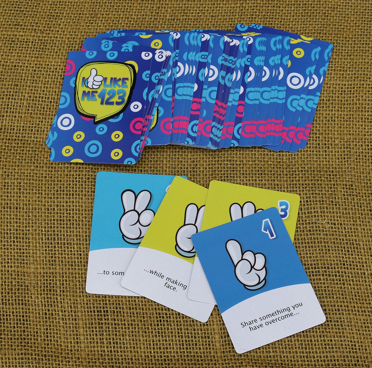 PTS Games I Like Me 123 Social Game - Multicolor Cardstock, Fun Self-Esteem Building Activity for All Ages