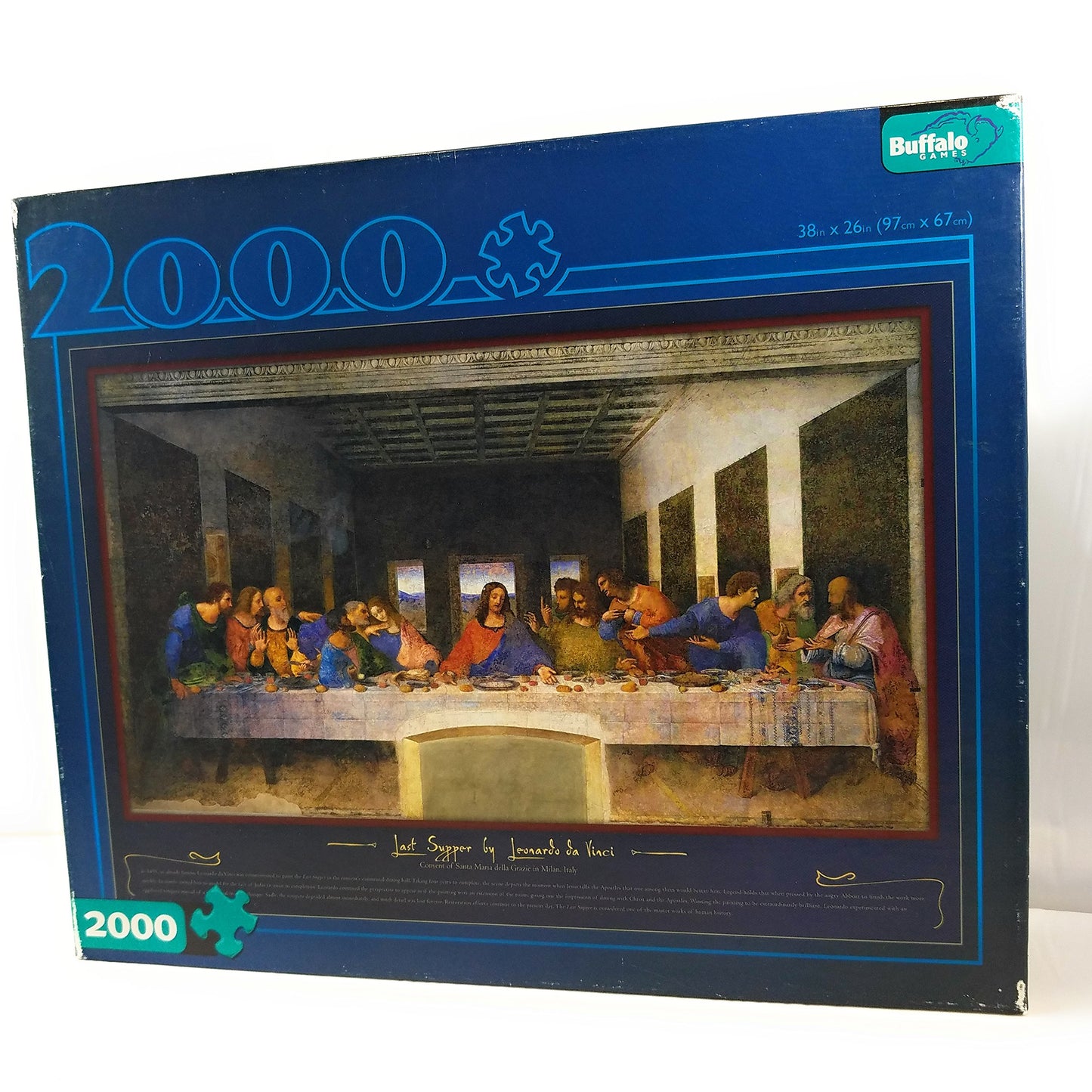 Buffalo Games 2000 Piece Jigsaw Puzzle - The Last Supper, Paper Material, Model 2006