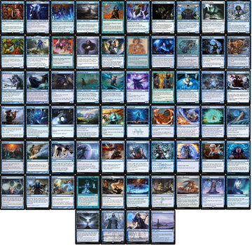 Wizard Commander Deck  Mono Blue  Edh  100 Card  Custom Magic The Gathering Deck  Very Strong!