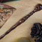 Handicraftviet Skull Wand - Handcrafted Real Wood Grain  Wizard Magic Wand for mature-themeds Kids to a Magical Adventure  15In Great Gift for Halloween