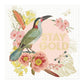 DesignWorks Ink 1000 Piece Jigsaw Puzzle, Stay Gold Toucan Art Deco - Great Gift for Adults & Kids, Model DPZ-1005, 1 EA