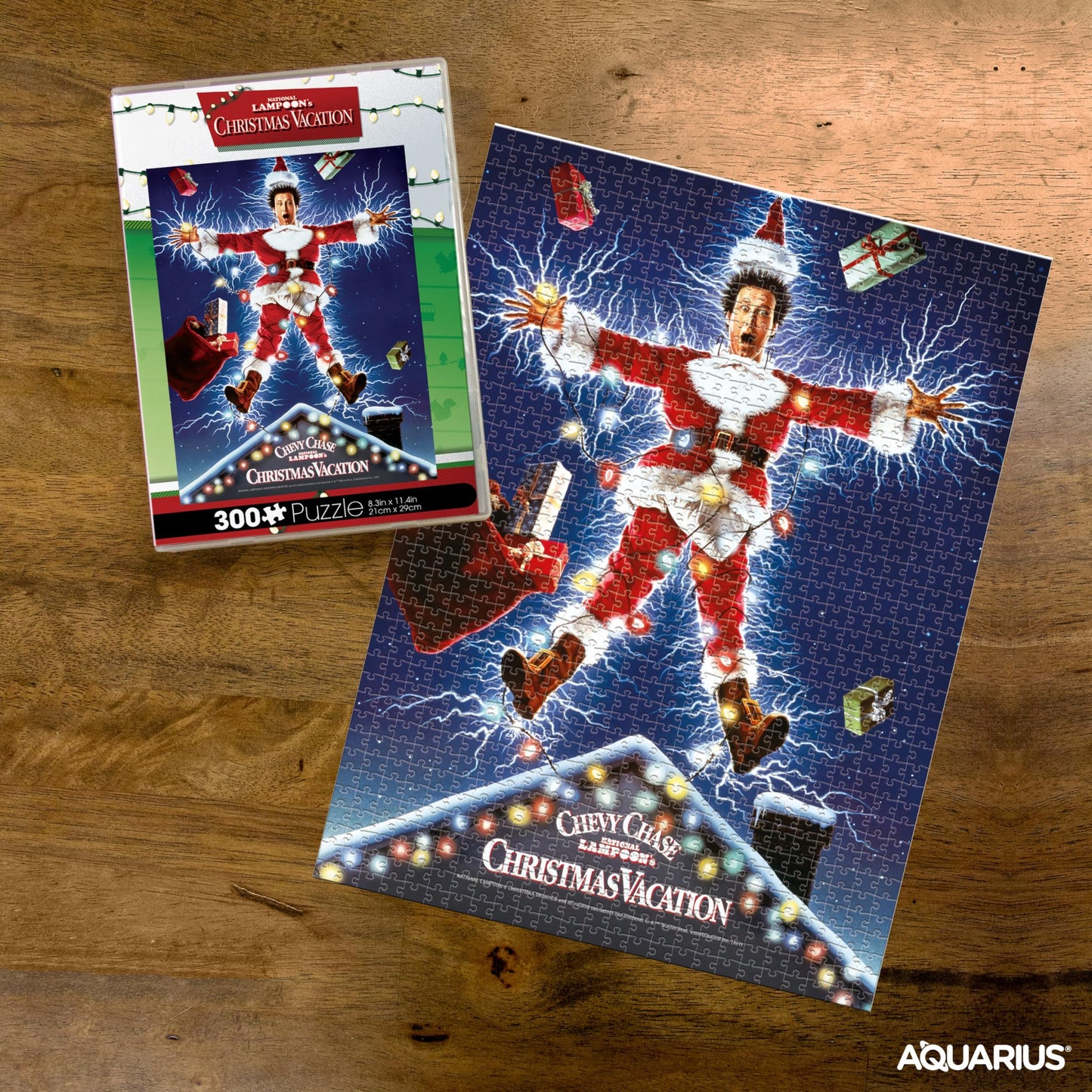 Aquarius Christmas Vacation Vuzzle (300 Piece Jigsaw Puzzle) - Glare Free - Precision Fit - Officially Licensed Christmas Vacation Merchandise & Collectibles - 8.5 X 11.5 Inches