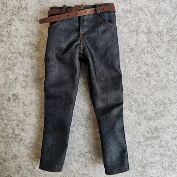 Ssbeauty M 2X 1/6 Custom Scale Blue Jeans Pants For 12'' Male Action Figure Doll Clothes Toy (2X Blue)