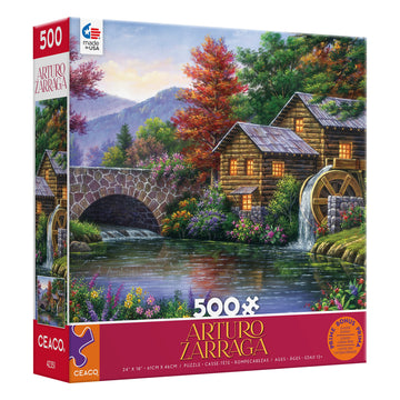 Ceaco - Arturo Zarraga - The Watermill - 500 Piece Jigsaw Puzzle