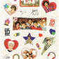 One Direction (1D) Set of 25 Full Color Stickers - Young and Fun (6 x 10.5 Sheet)