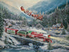 Ceaco 500 Piece Jigsaw Puzzle - Thomas Kinkade Christmas Light Express - Multicolor - 24 x 18 - Cardboard - Model 2366-51