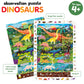 Banana Panda Dinosaur Puzzle For Kids - Large 60-Piece Observation Floor Puzzle With Seek And Find Activity - Includes Big Poster With Facts For Learning More About Dinosaurs - For Ages 4-8 Years
