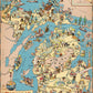 Michigan Wooden Map Jigsaw Puzzle Toys For Adults Usa Of State Map Decorate Puzzle Games 500 Piece
