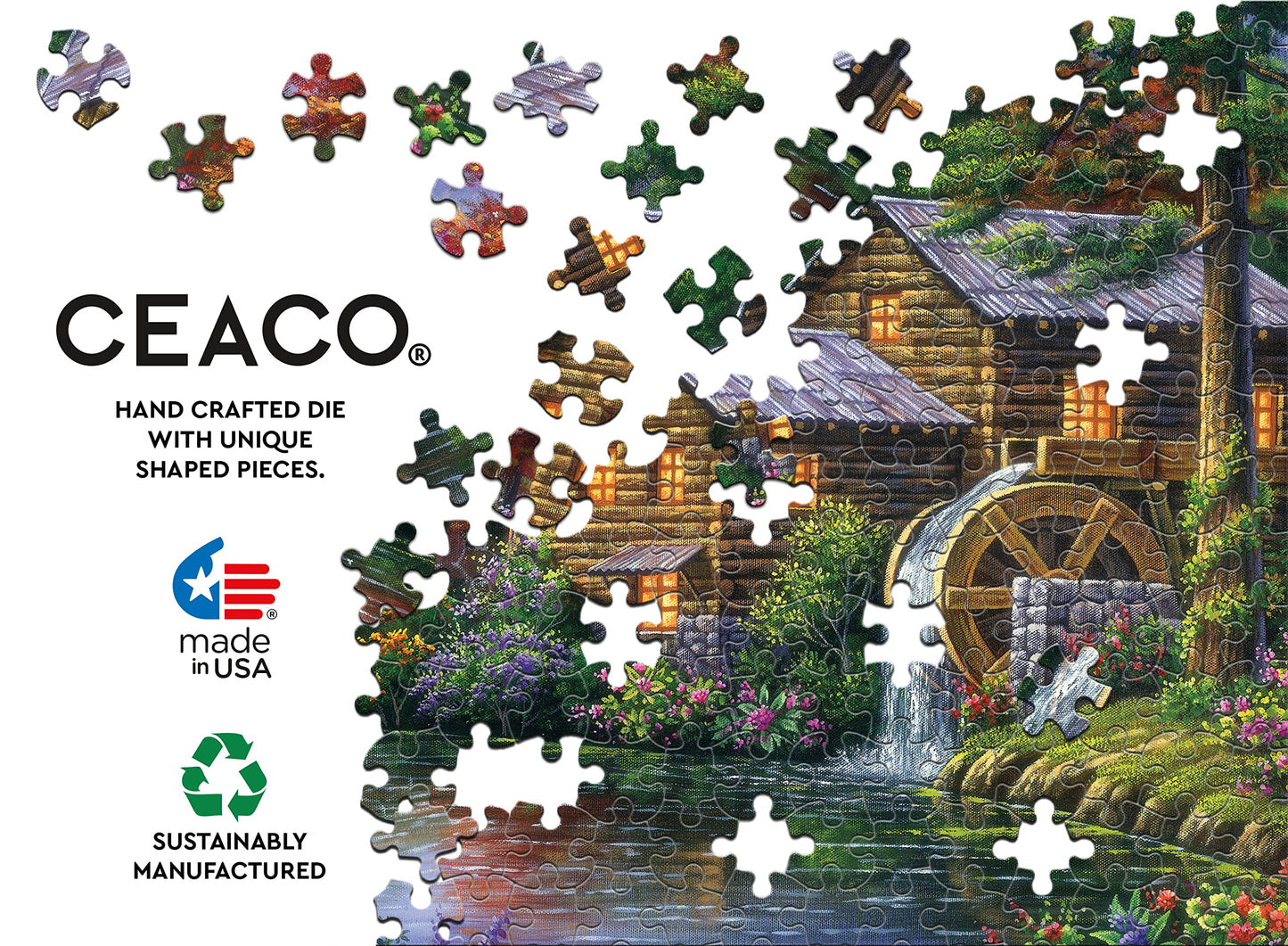 Ceaco - Arturo Zarraga - The Watermill - 500 Piece Jigsaw Puzzle