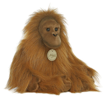 Aurora® Adorable Miyoni® Orangutang Stuffed Animal - Lifelike Detail - Cherished Companionship - Brown 11 Inches