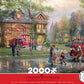 Ceaco - Thomas Kinkade - Hometown Firehouse - 2000 Piece Jigsaw Puzzle