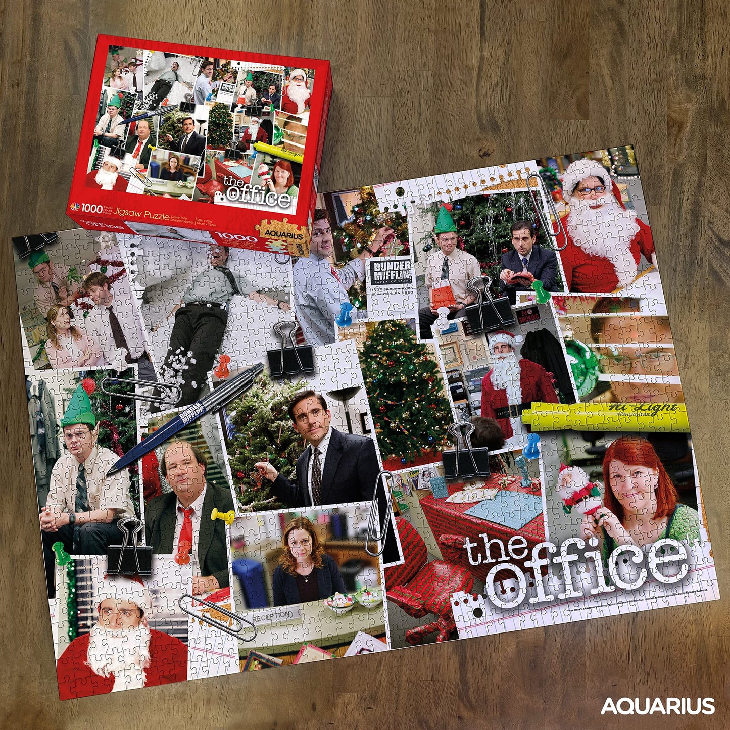 Aquarius The Office Puzzle (1000 Piece Jigsaw Puzzle) - Glare Free - Precision Fit - Officially Licensed The Office Merchandise & Collectibles - 20 X 28 Inches