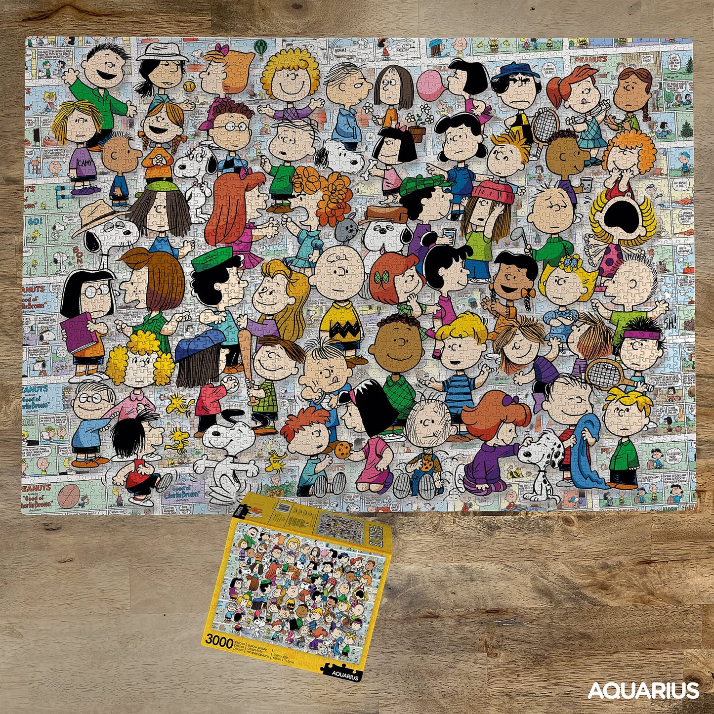 Aquarius Peanuts Cast Puzzle (3000 Piece Jigsaw Puzzle) - Officially Licensed Peanuts Merchandise & Collectibles - Glare Free -