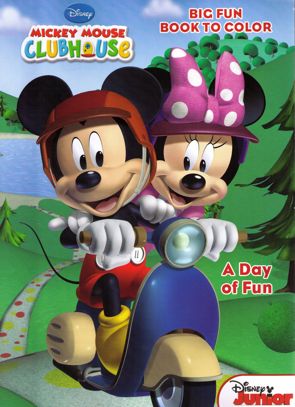 Mickey Mouse Clubhouse Big Fun Book To Color (2 Coloring Book Set)